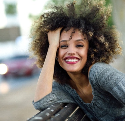 Smiling woman