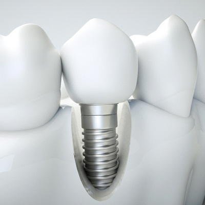 model of dental implants in East York