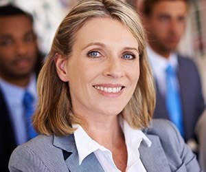 Woman with healthy smile